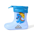 Fashion Children's Shoes EVA Rubber Dinosaur Kids Cartoon Shoes Water Shoes Waterproof Rain Boots Toddler Girls Boys Rain Boots